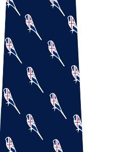 Union Jack Navy Tie